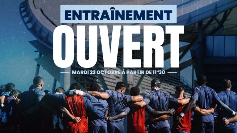 22 OCTOBRE : ENTRAÎNEMENT OUVERT AU STADE ÉRIC BÉCHU