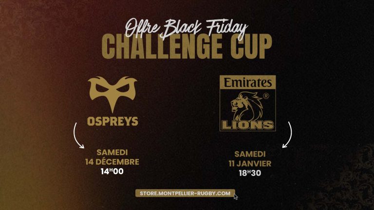 Black Friday : offre Challenge Cup